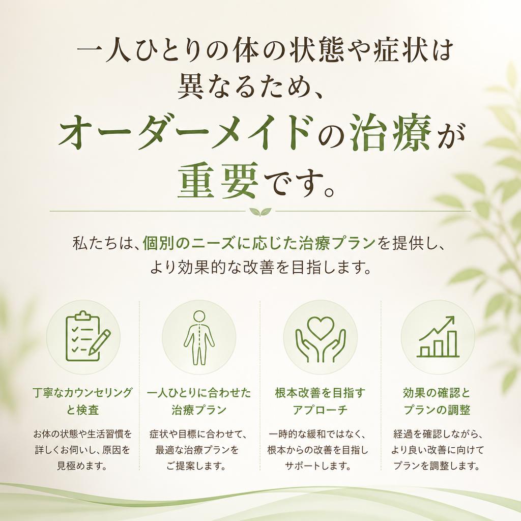 腰痛改善に特化したオーダーメイド治療で快適な生活を取り戻そう！