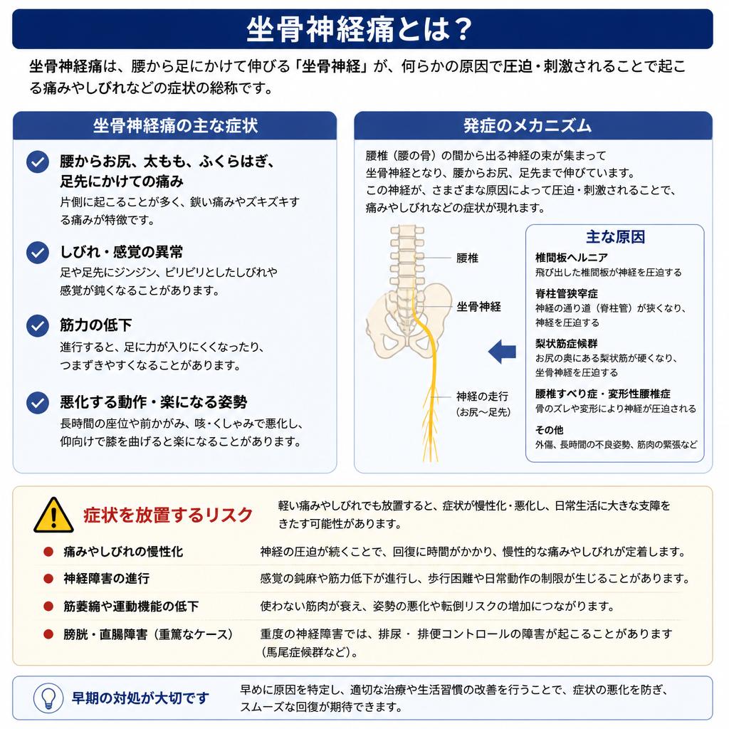 坐骨神経痛の症状とは