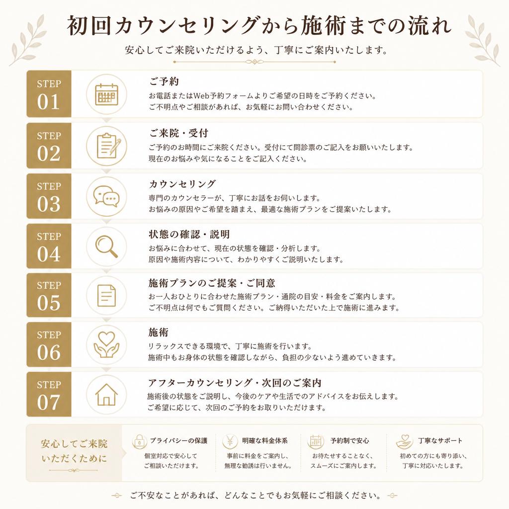 施術の流れ