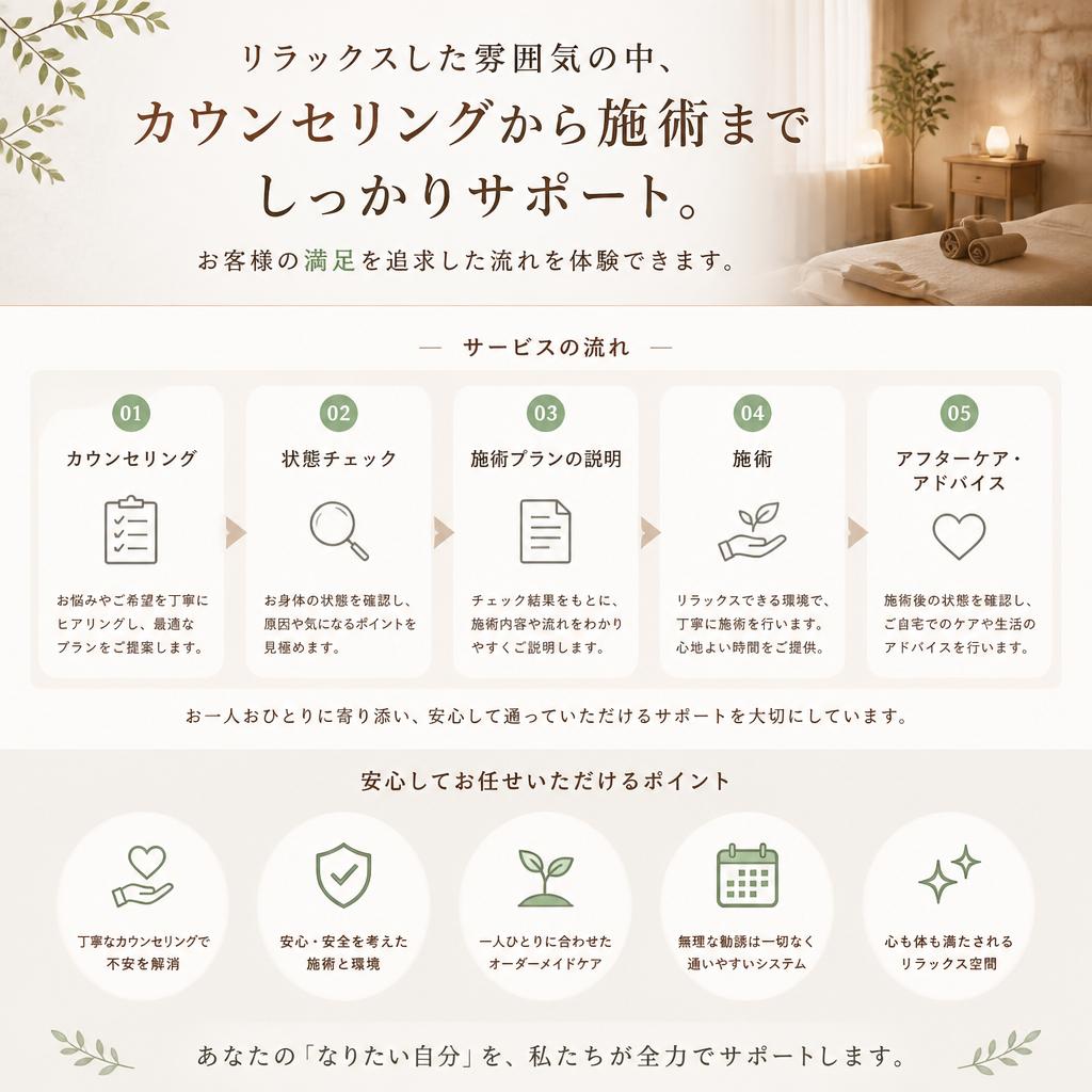 施術の流れ