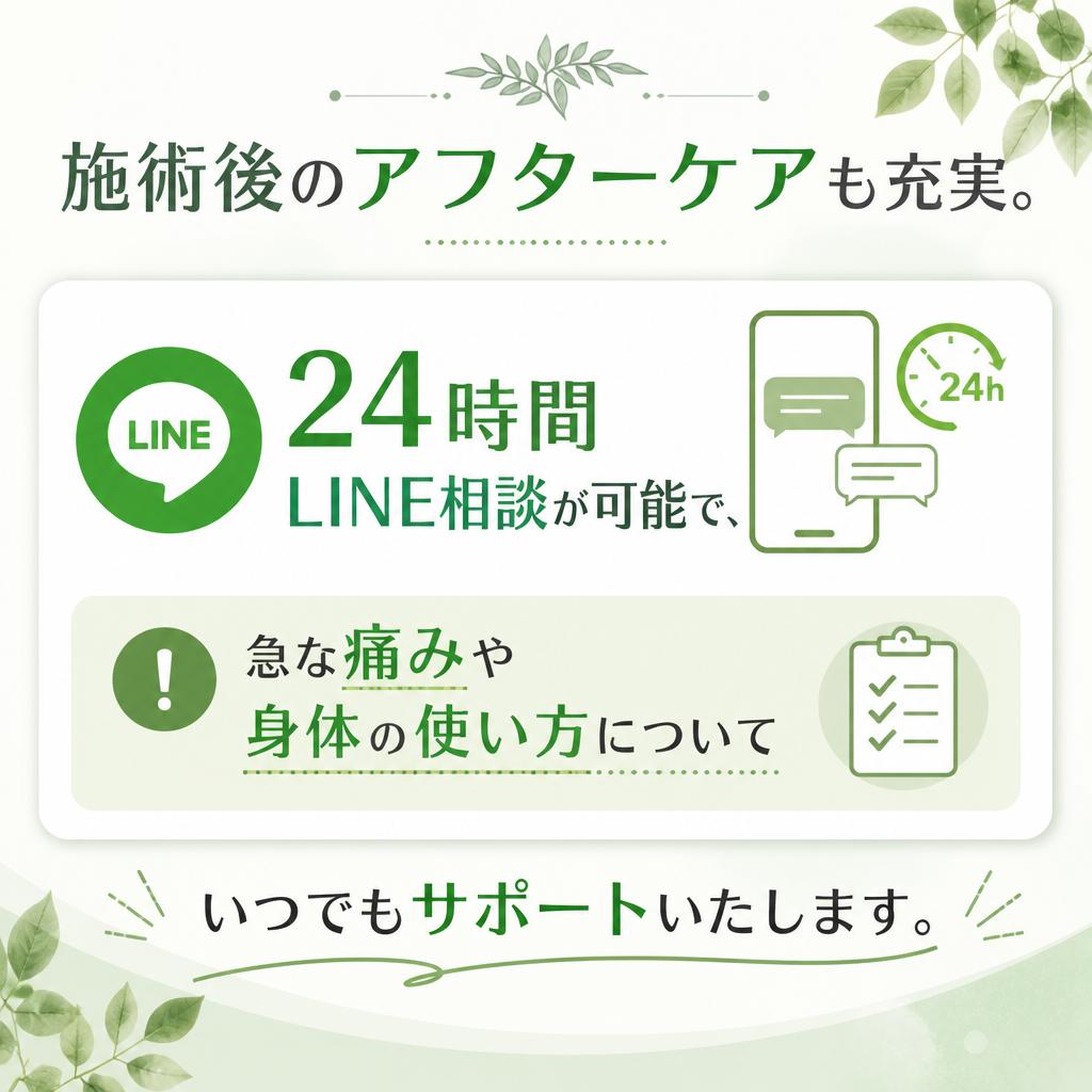 アフターケアの重要性