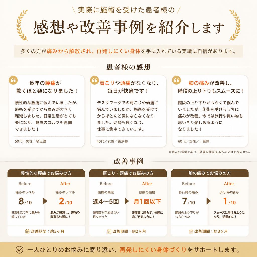 患者様の声