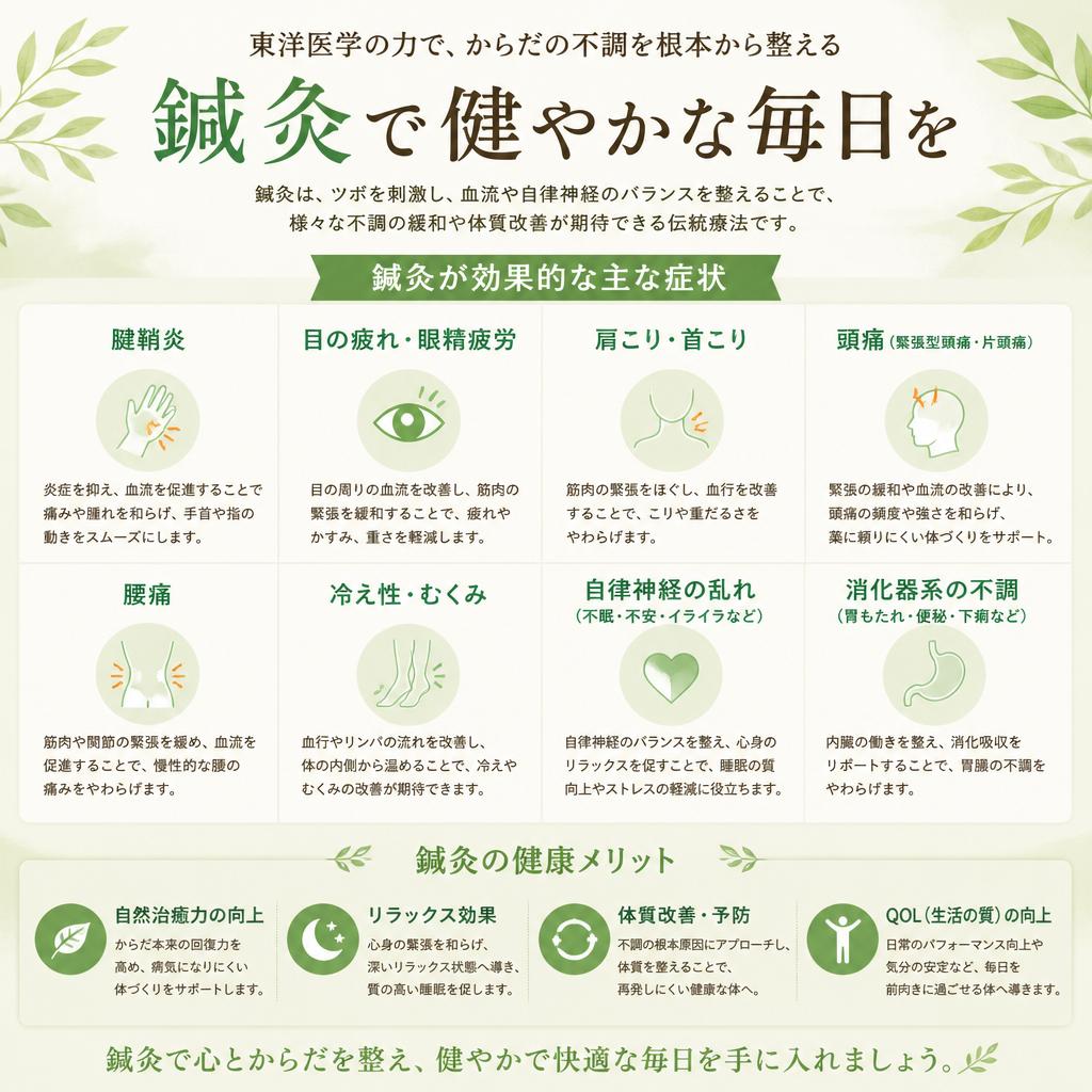 鍼灸がもたらす健康効果
