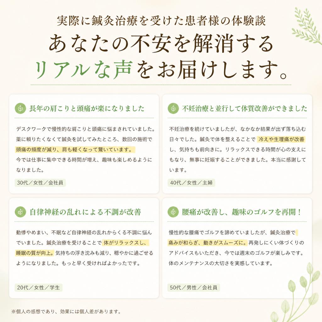 患者様の声