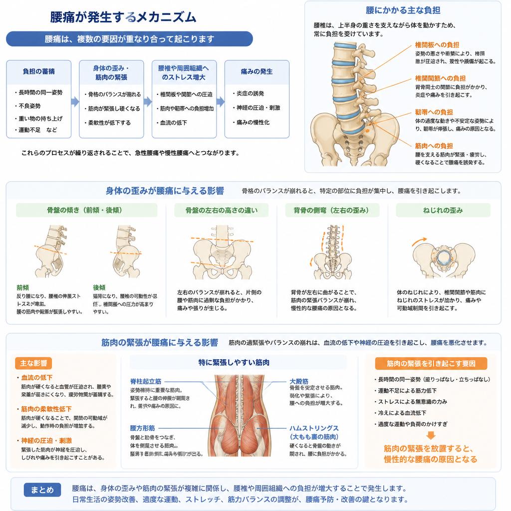 腰痛の根本原因を理解する